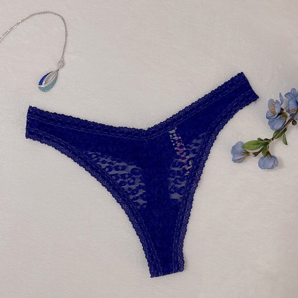 PINK Victoria's Secret Other - PINK Victoria’s Secret | Wear Everywhere Lace Thong Underwear Panties Size Small